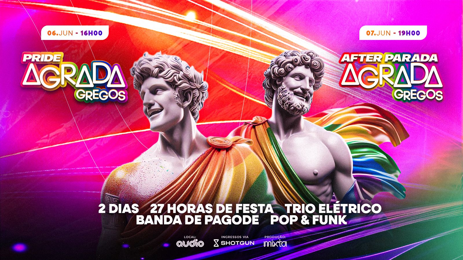 Pride Agrada Gregos + After Da Parada