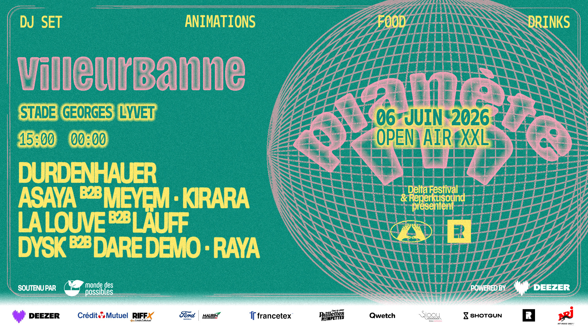 Open Air Xxl] Planète M, Villeurbanne · Ingressos Shotgun