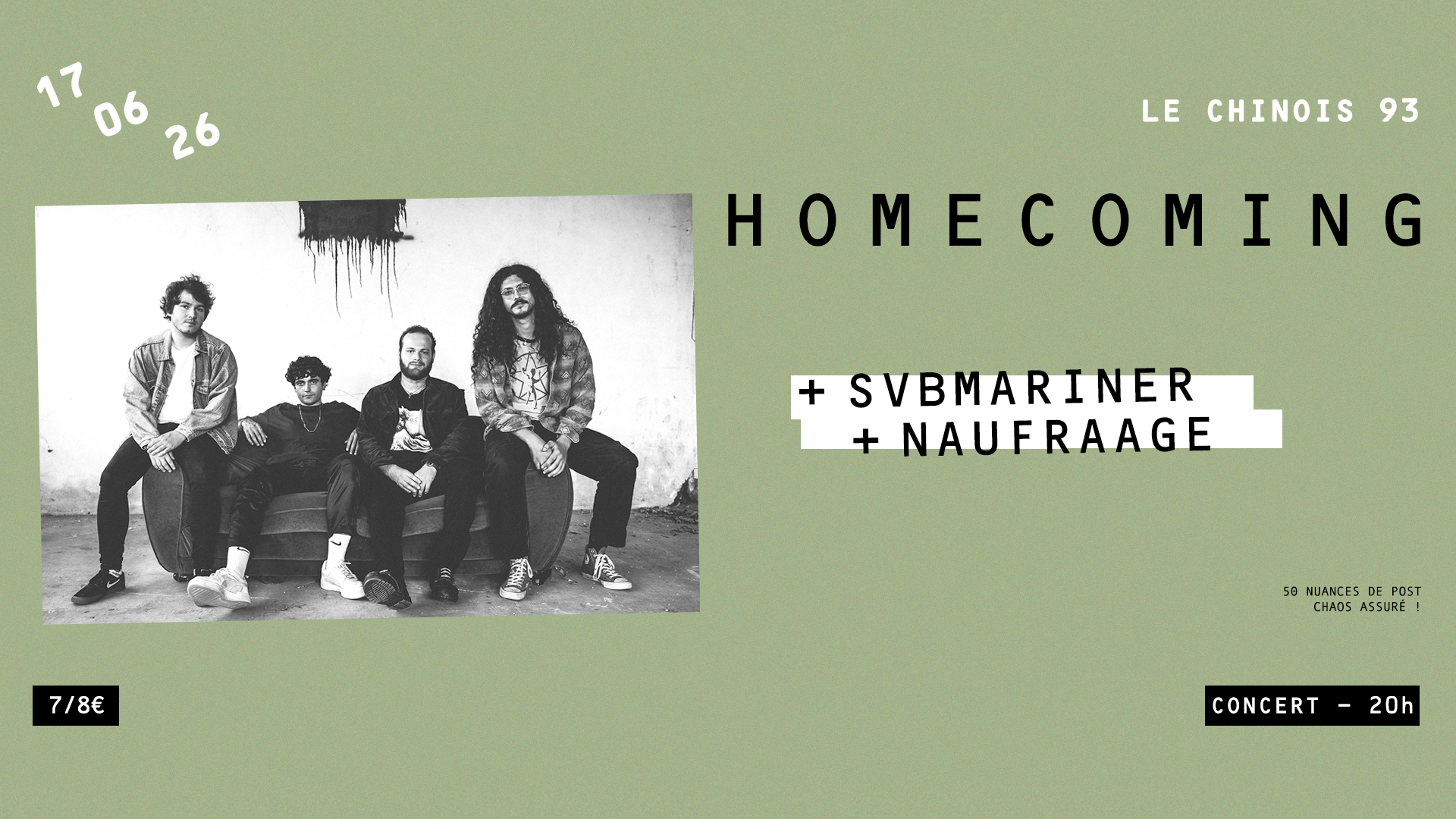 Homecoming + Naufraage + Svbmariner
