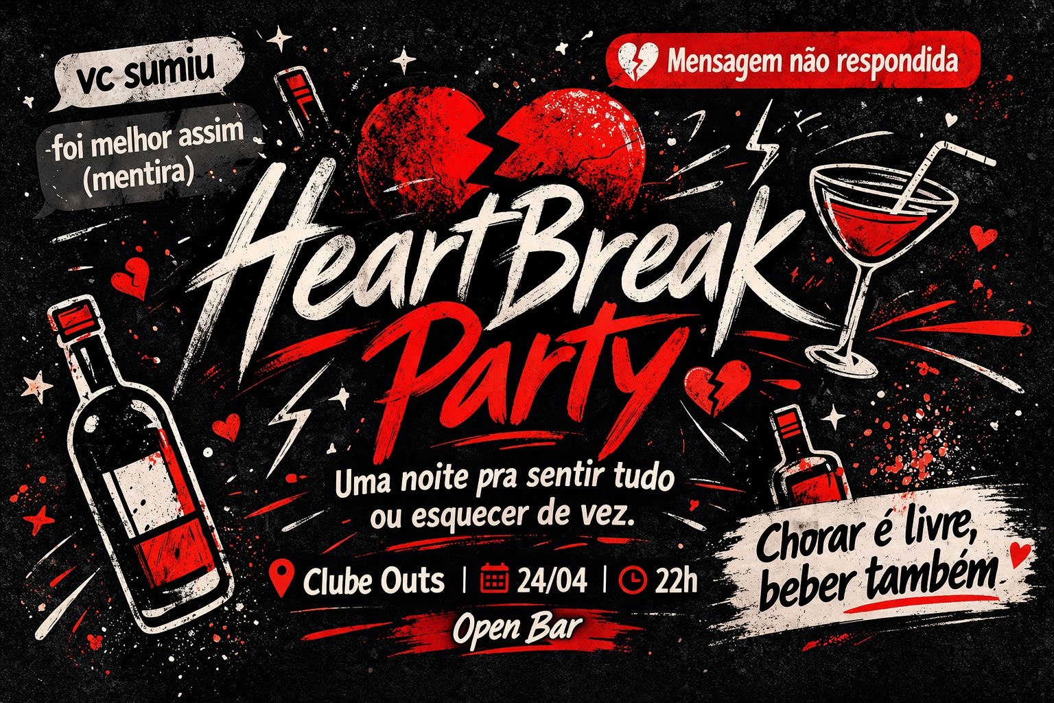 Heartbreak Party | Open Bar