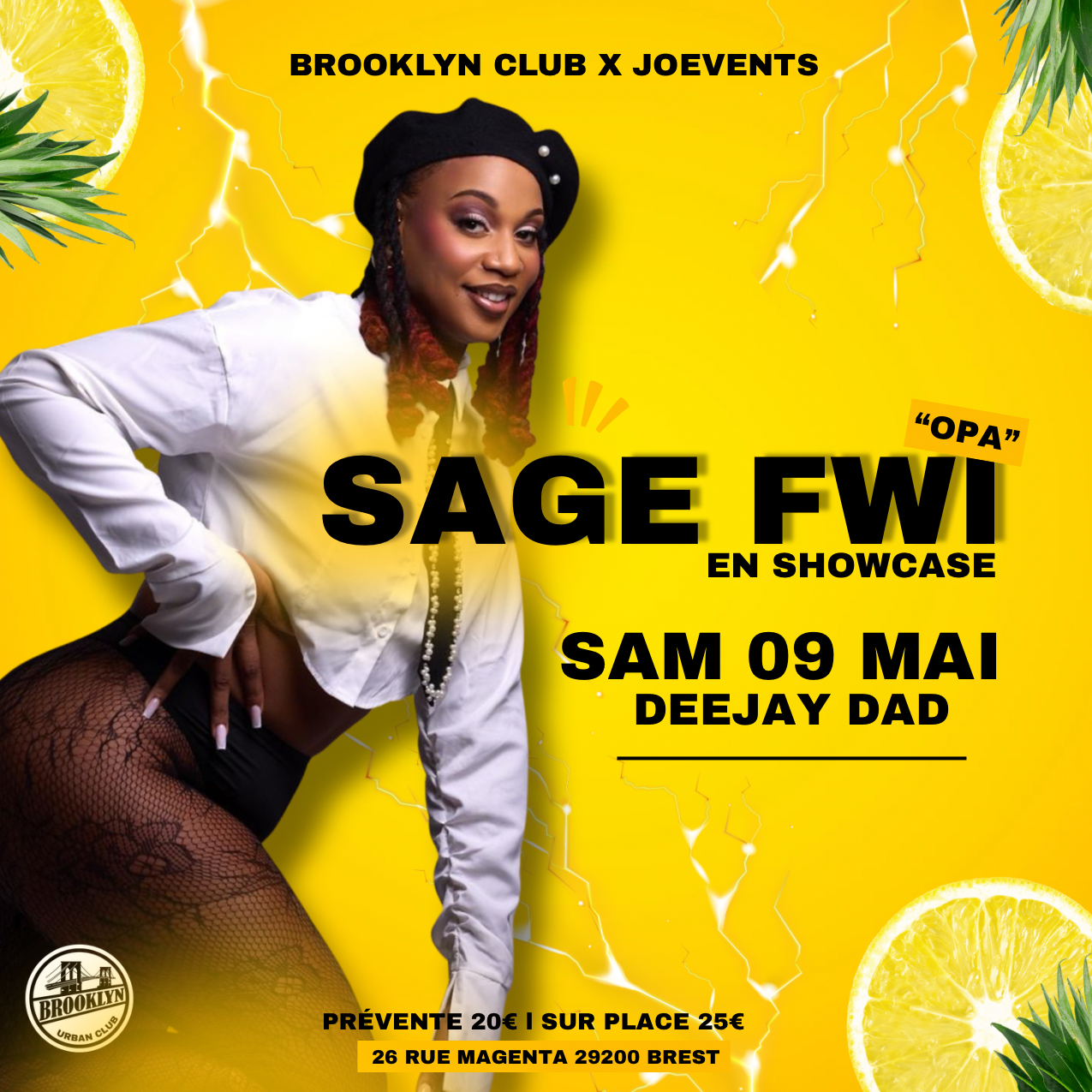 Showcase Sage Fwi, Brest · Ingressos Shotgun