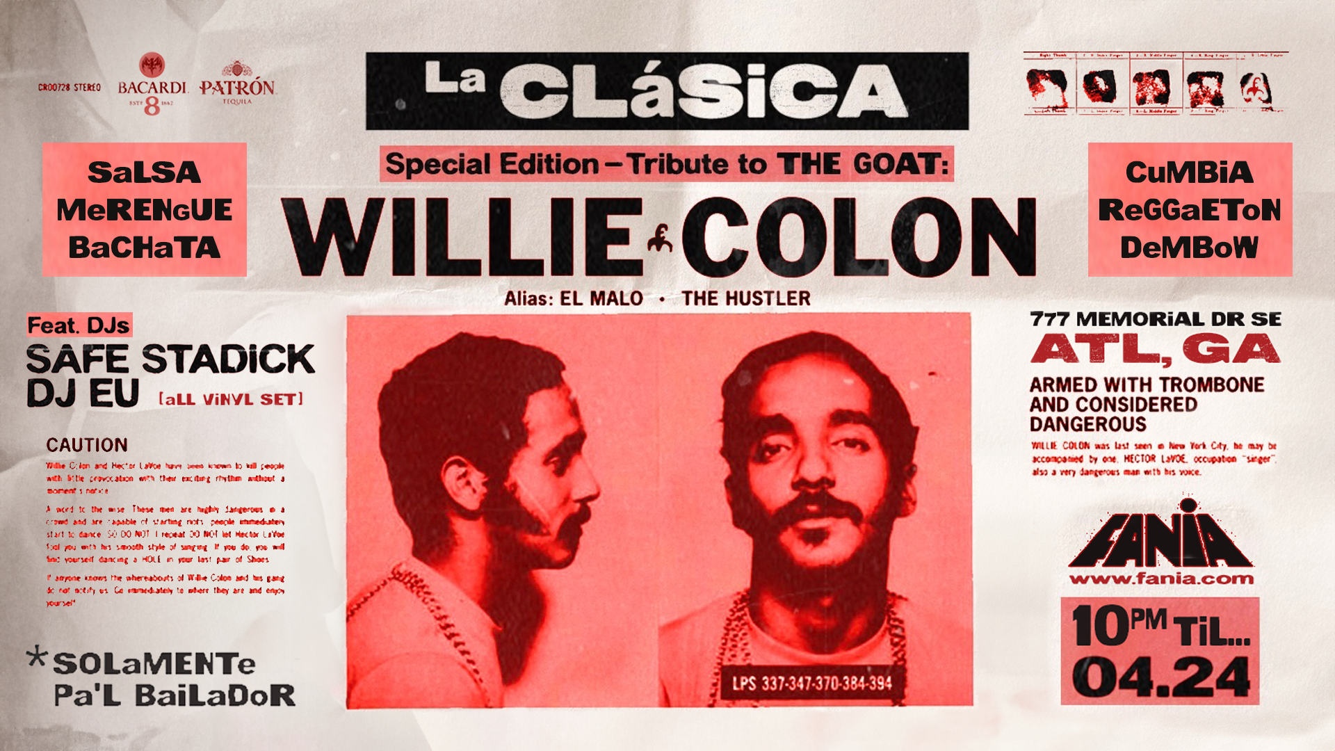 Fania Presents: La Clásica - The Willie Colón Tribute, Atlanta