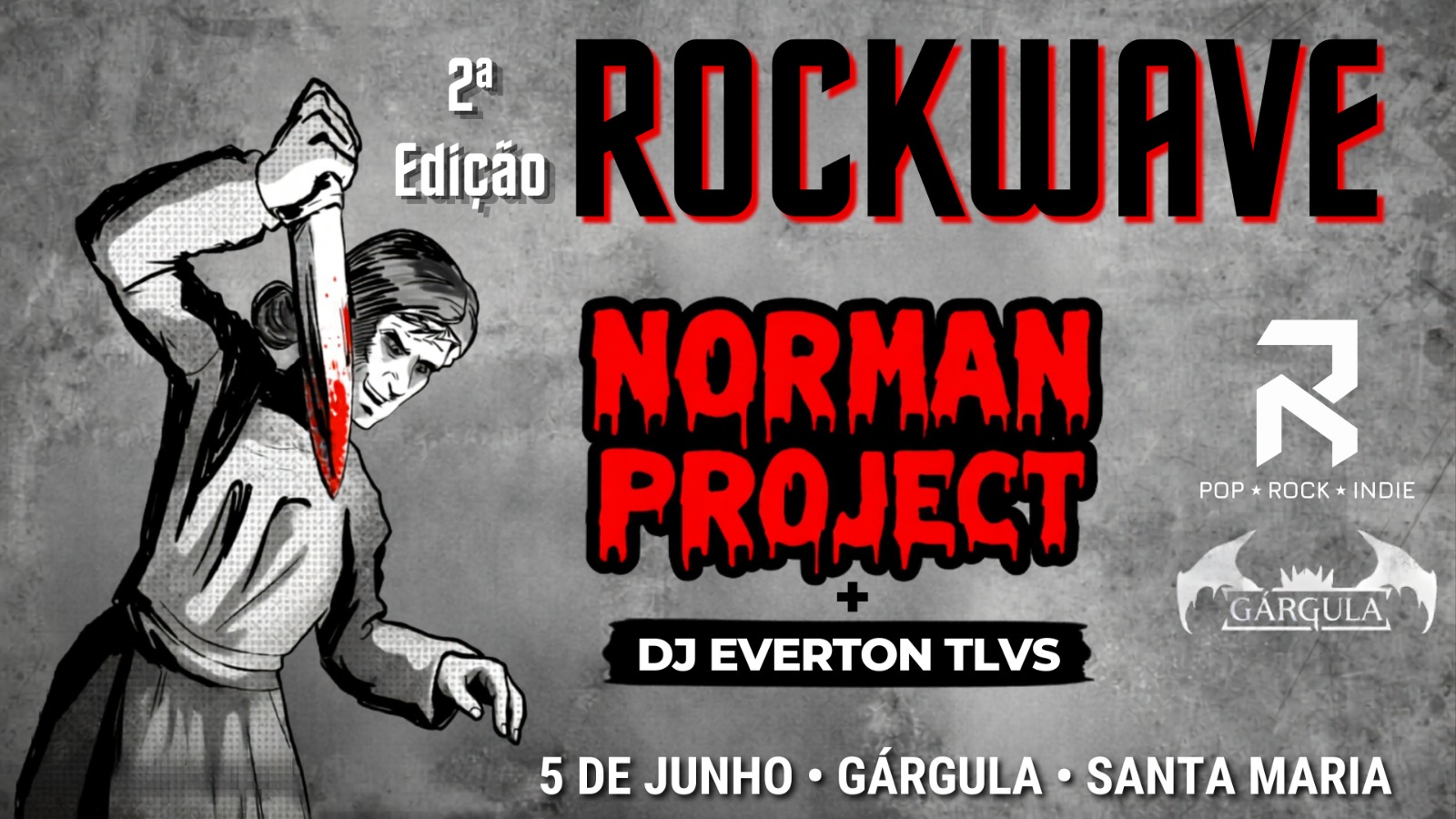 洋楽 G-Rap Ron D - Bleeding Walls Rockwave - 2a Edição, Centro · Ingressos Shotgun