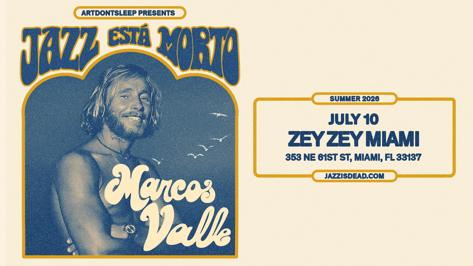 Marcos Valle, Miami · Tickets de Shotgun