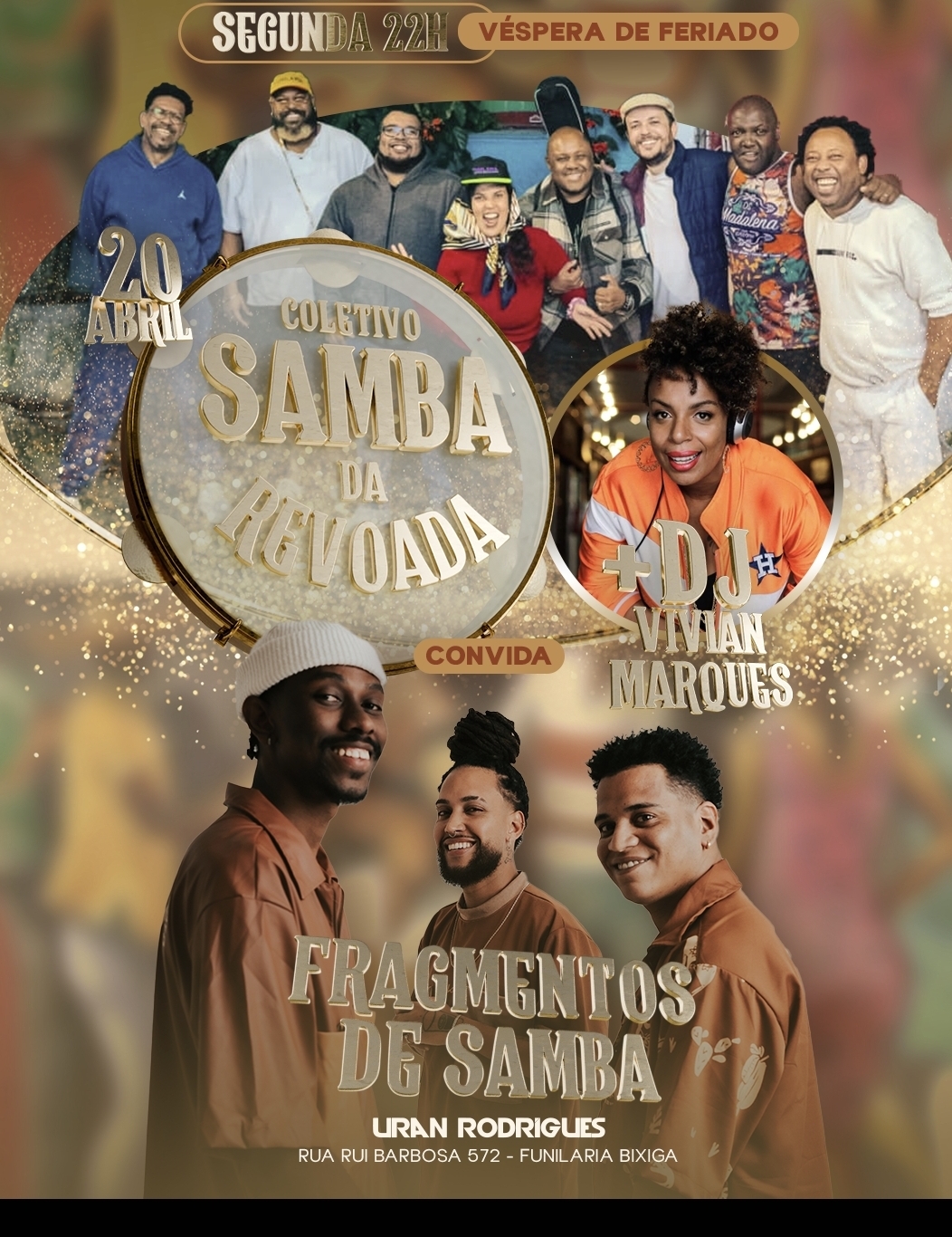 Pré Feriado Com Coletivo Samba Da Revoada Na Funilaria