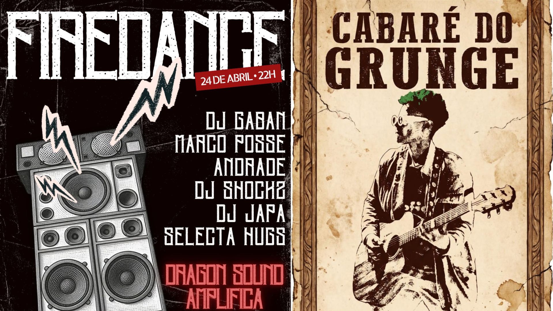 Cabaré Do Grunge + Baile Fire Dance