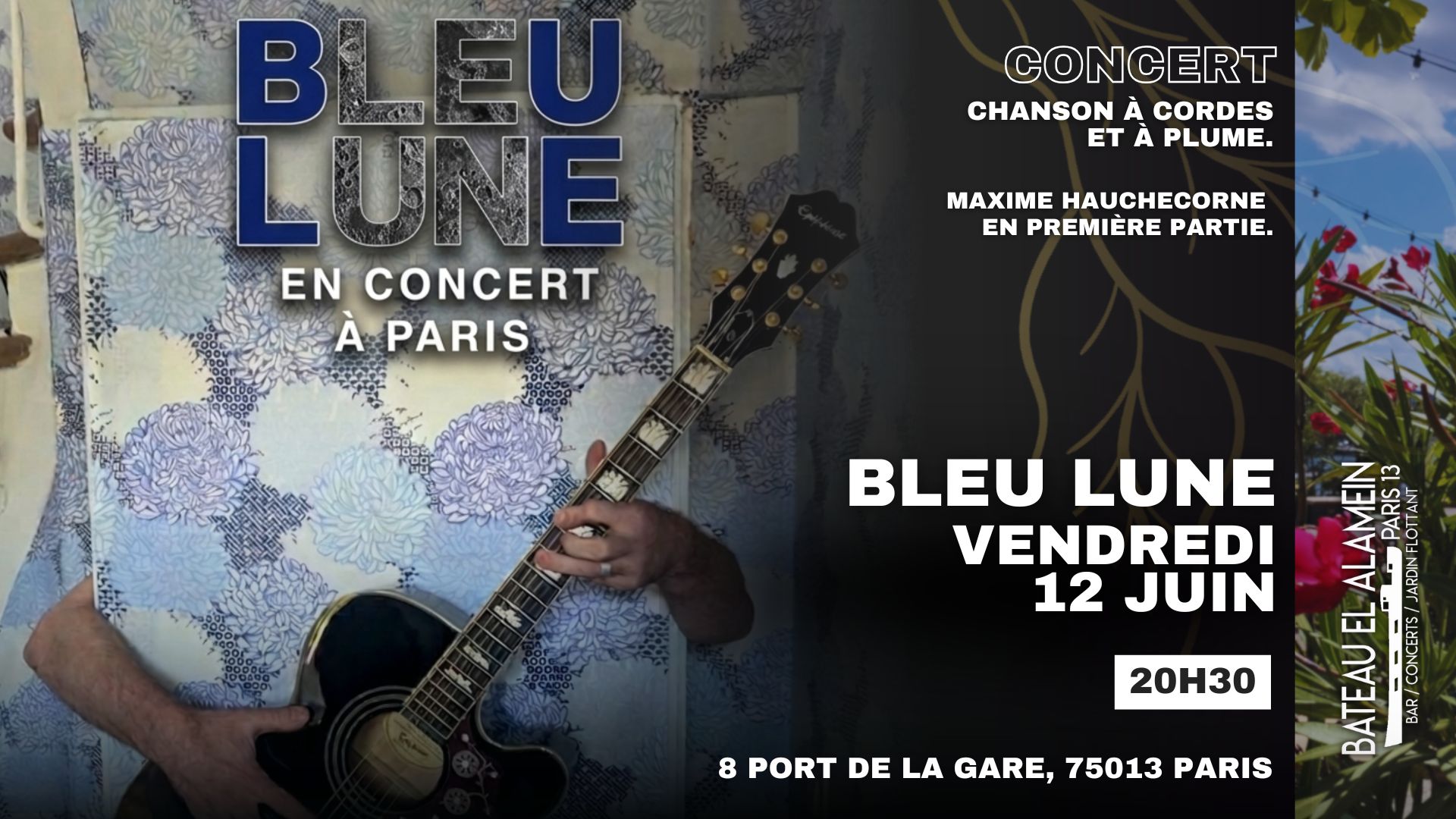 Ven 12/06 - Bleu Lune, Paris · Tickets de Shotgun
