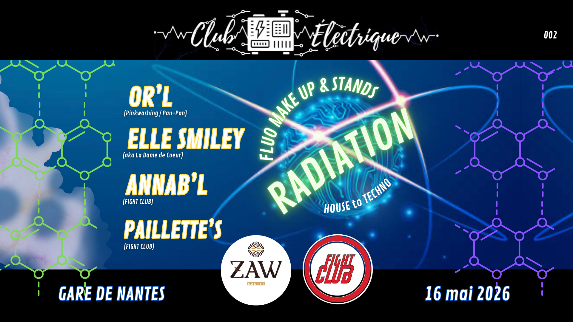 CLUB ÉLECTRIQUE 002 : RADIATION