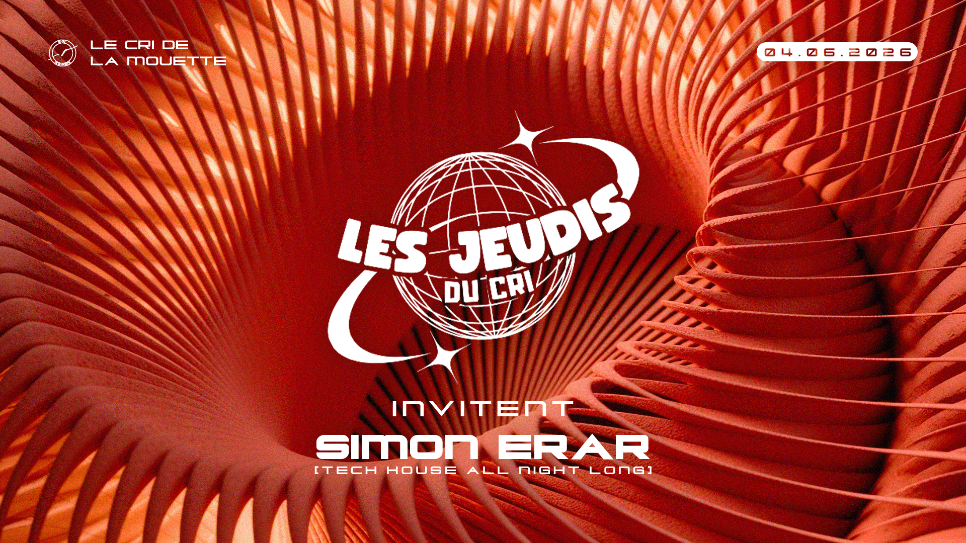 LES JEUDIS DU CRI inv. SIMON ERAR - ALL NIGHT LONG