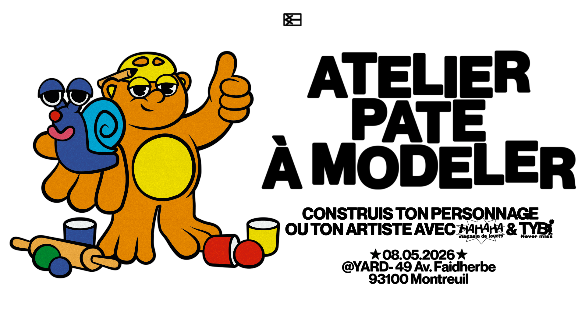 Yardland 2026 Atelier Pâte À Modeler, Montreuil · Shotgun Tickets