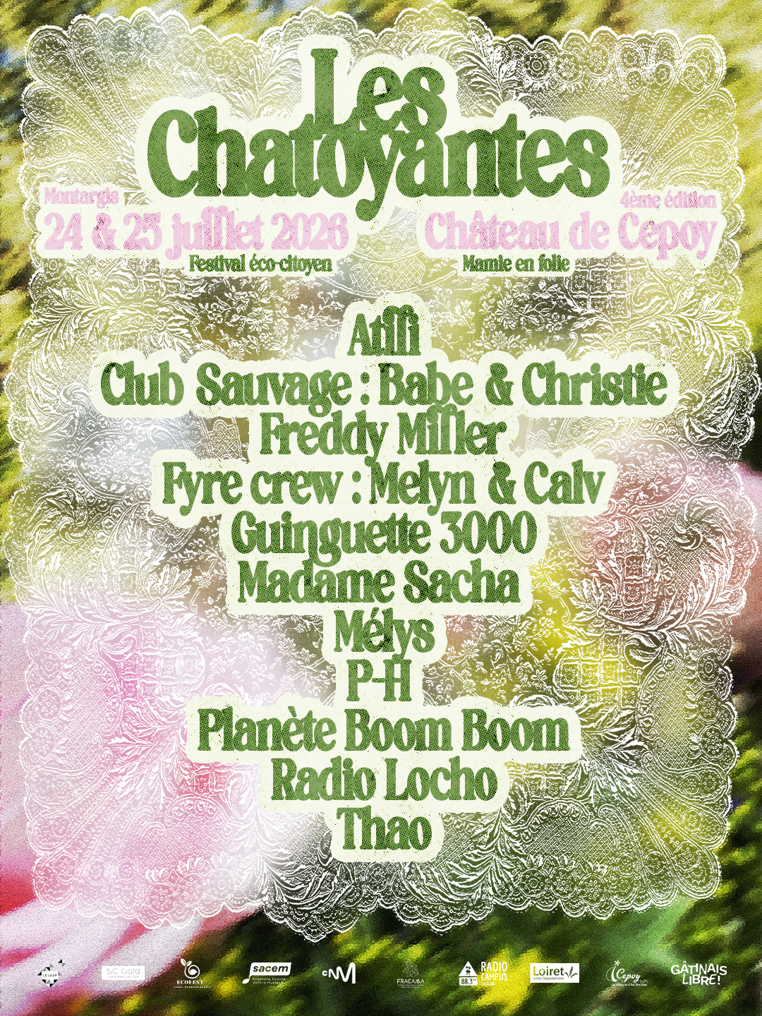 Affiche Festival Les Chatoyantes