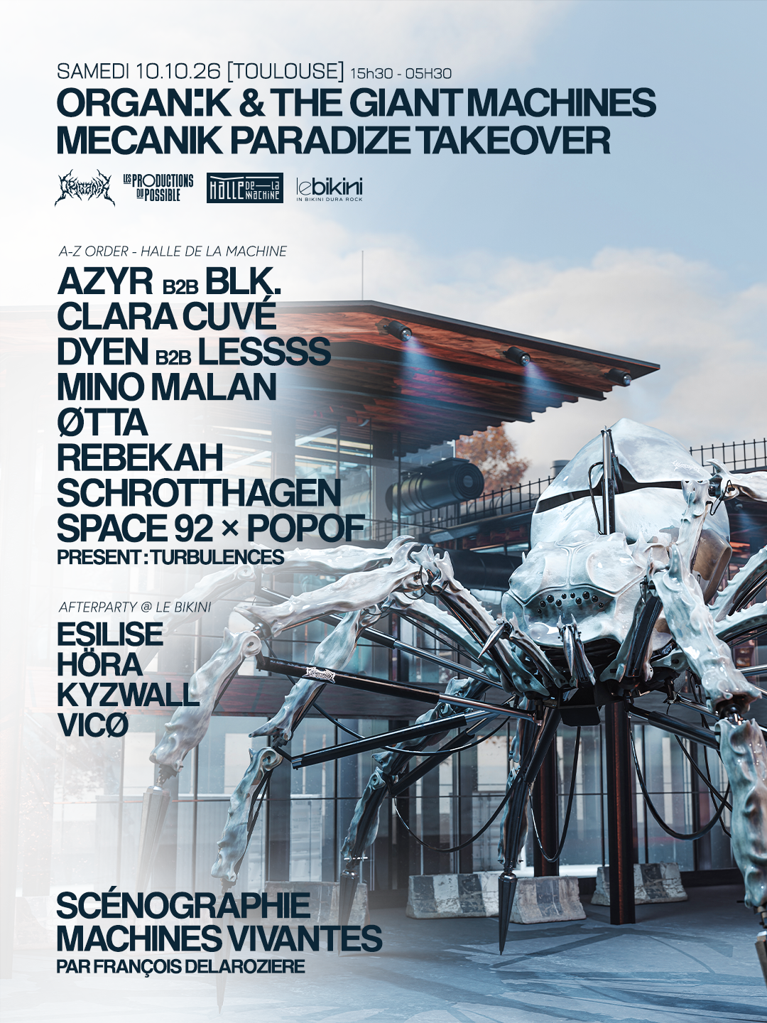Open Rave Toulouse : Organïk + Machines Vivantes !, Toulouse