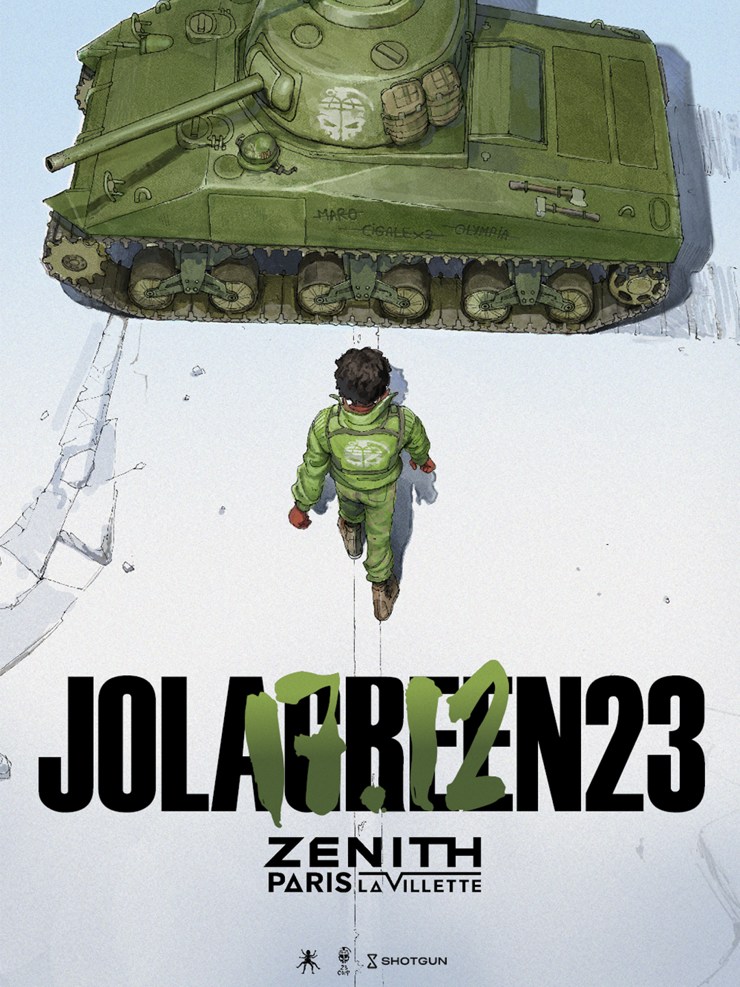 Jolagreen23 - Zénith Paris - La Villette, Paris · Ingressos Shotgun