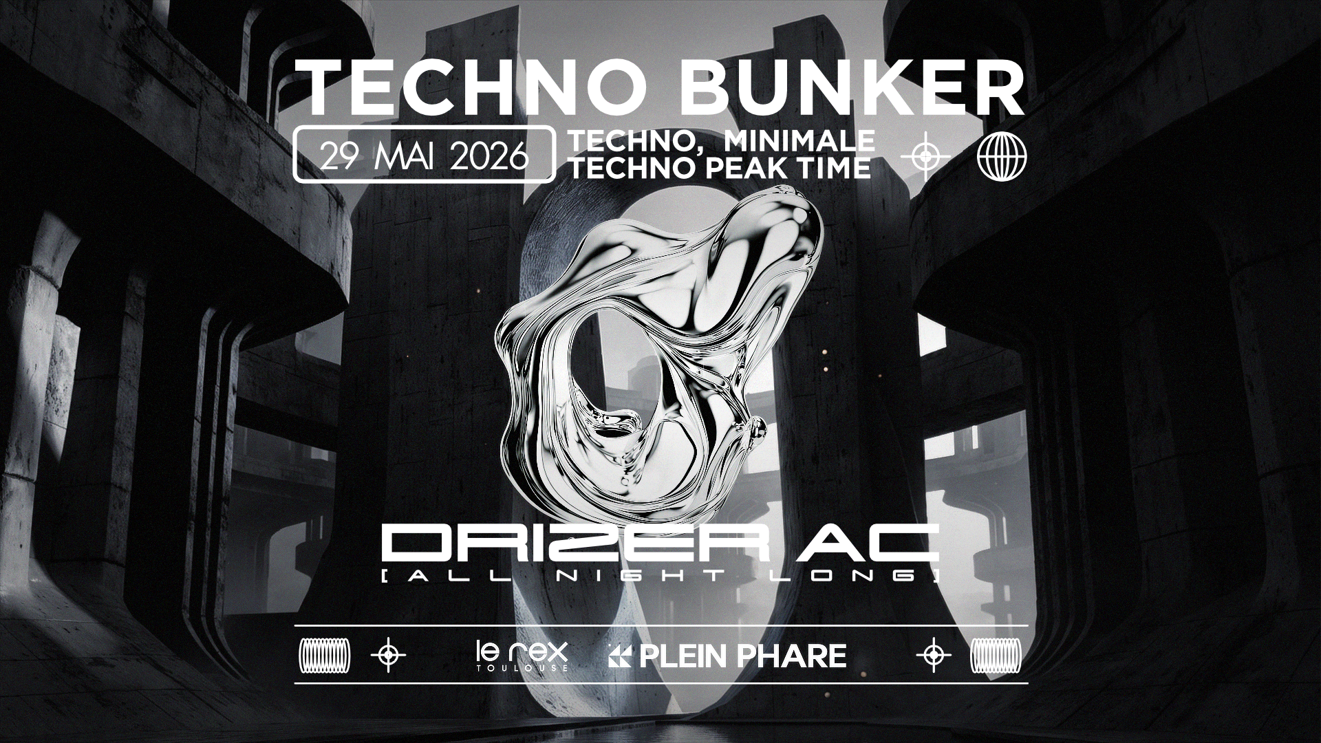 TECHNO BUNKER inv. DRIZER AC ALL NIGHT LONG *ENTRÉE GRATUITE