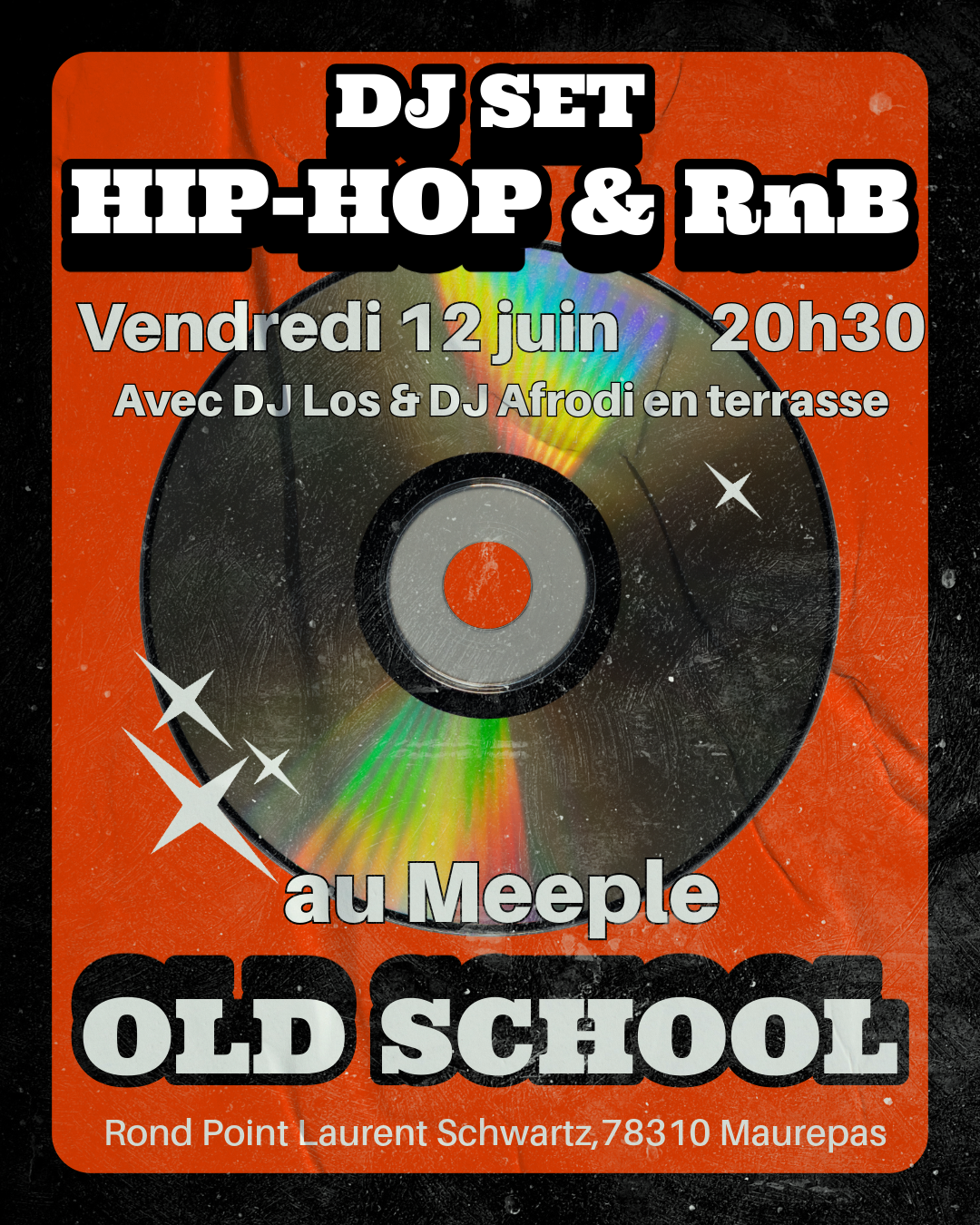 Dj Set Hip-Hop & Rnb Old School Au Meeple - 12 Juin 2026, Maurepas