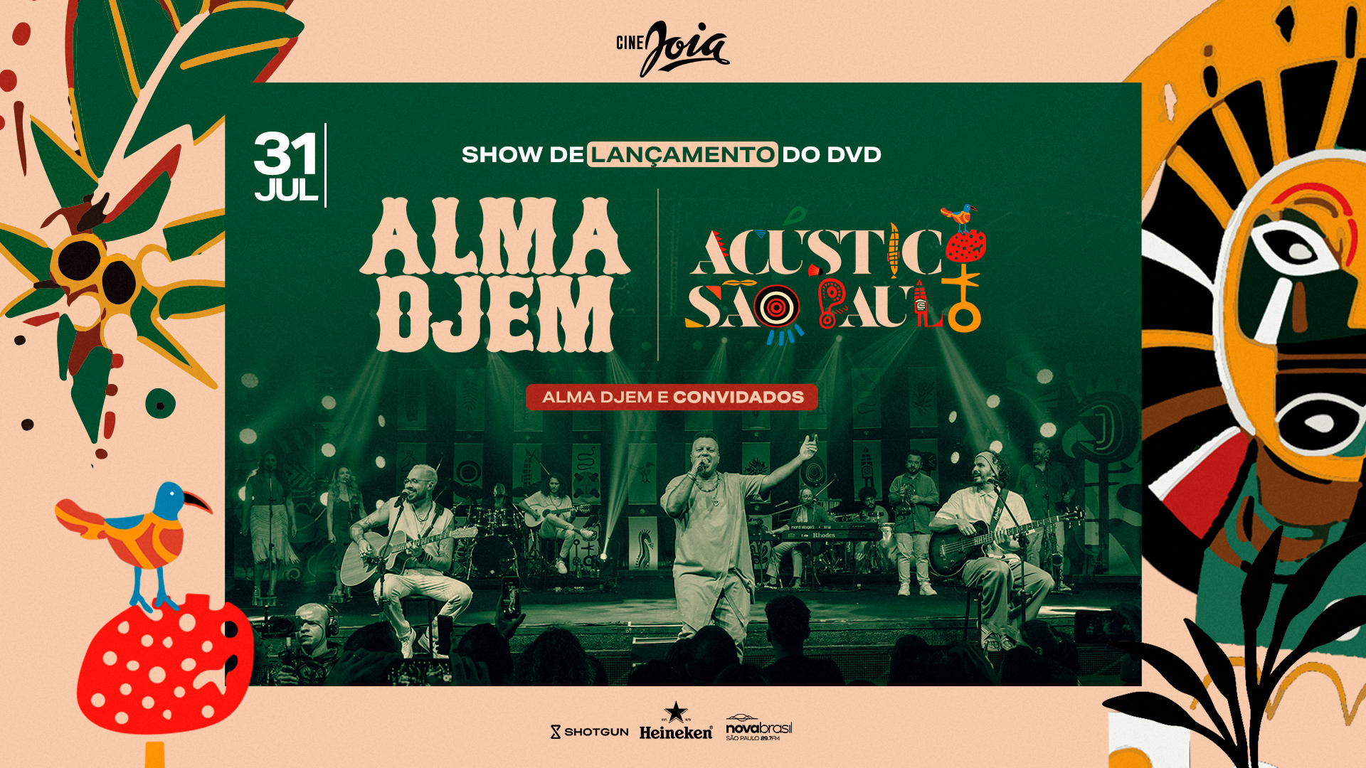 Acústico Alma Djem No Cine Joia