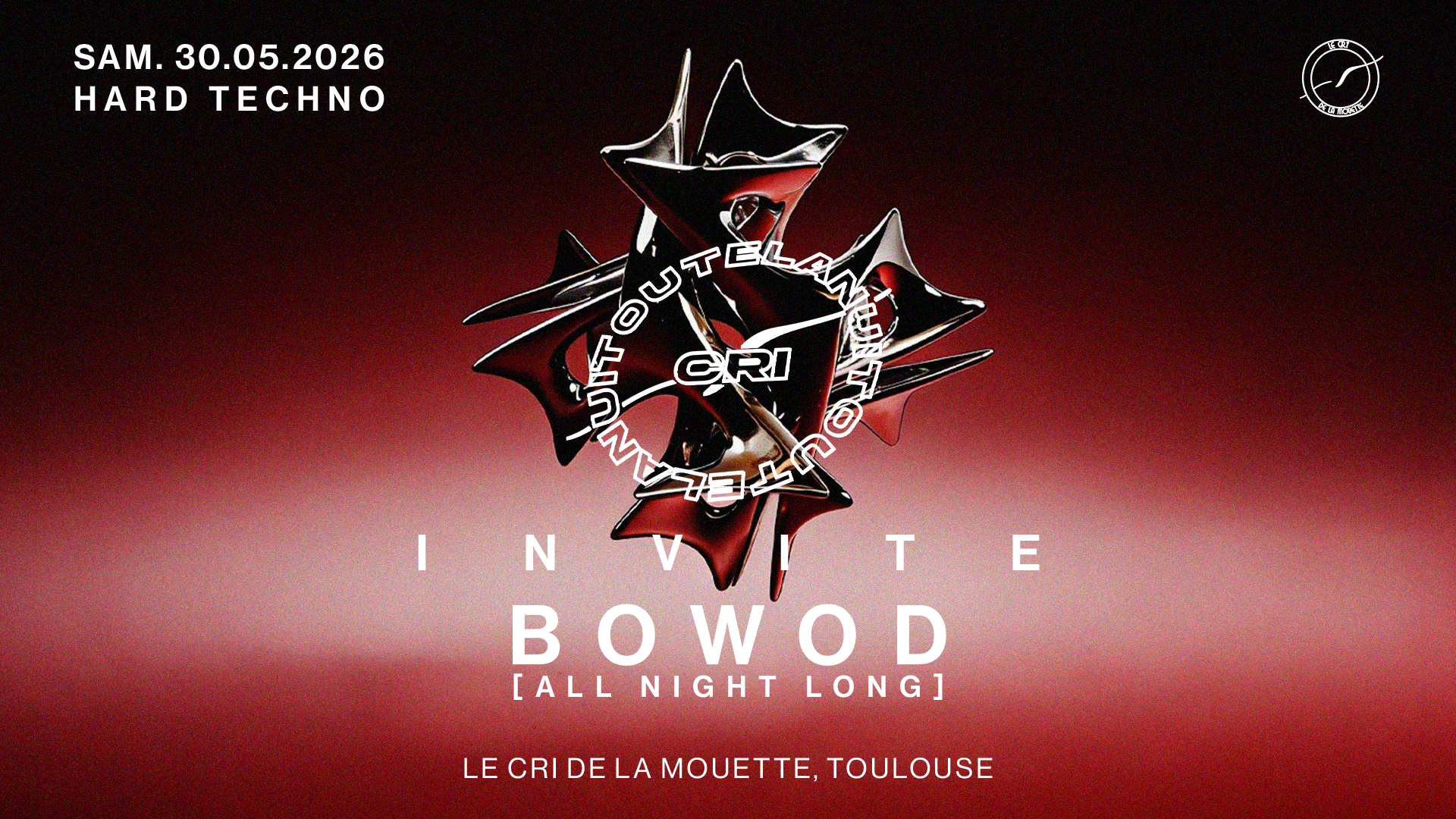 CRI TOUTE LA NUIT inv. BOWOD ALL NIGHT LONG (HARD BOUNCE)