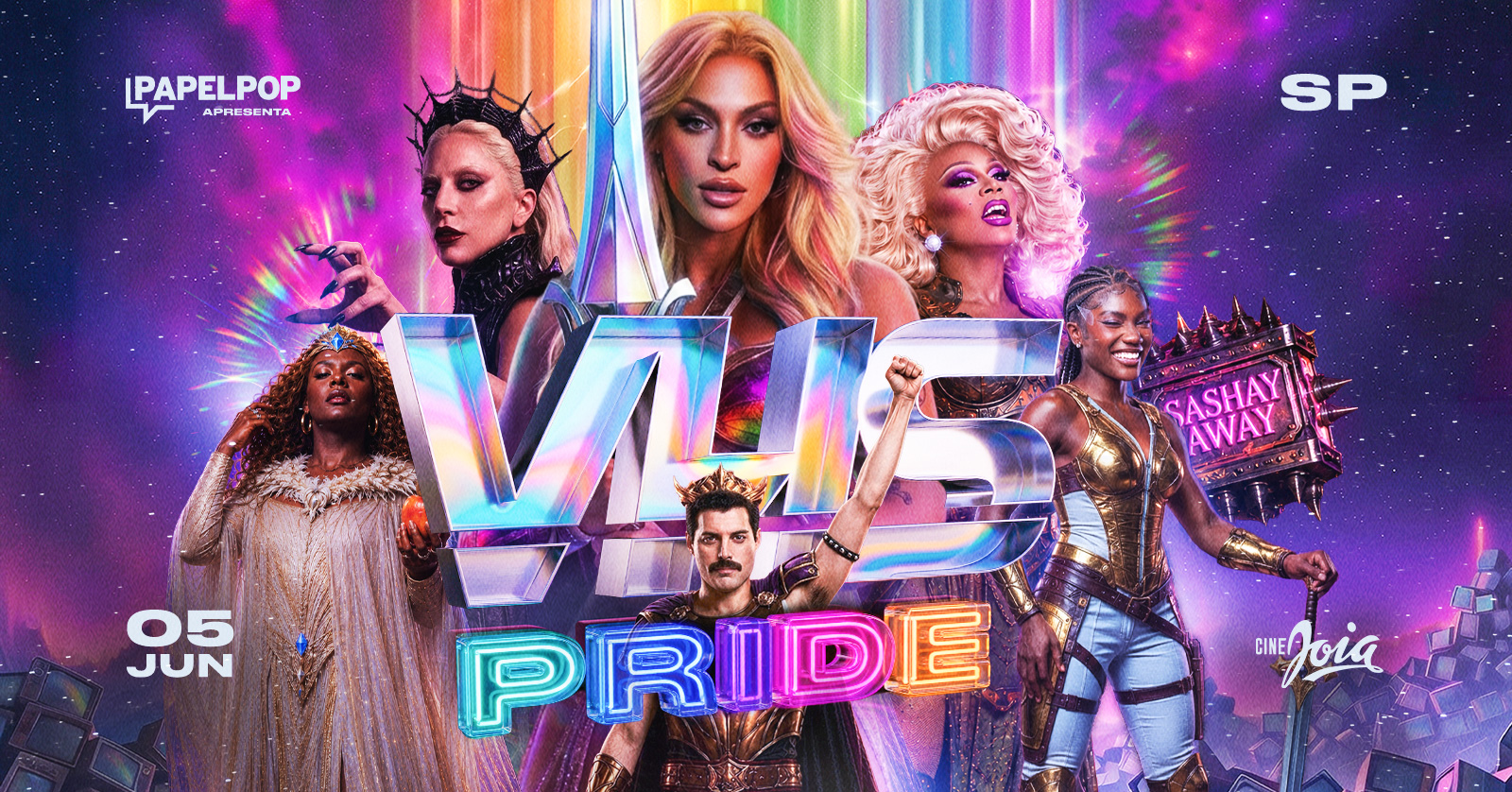 Vhs Pride 2026 - 05/06 No Cine Joia