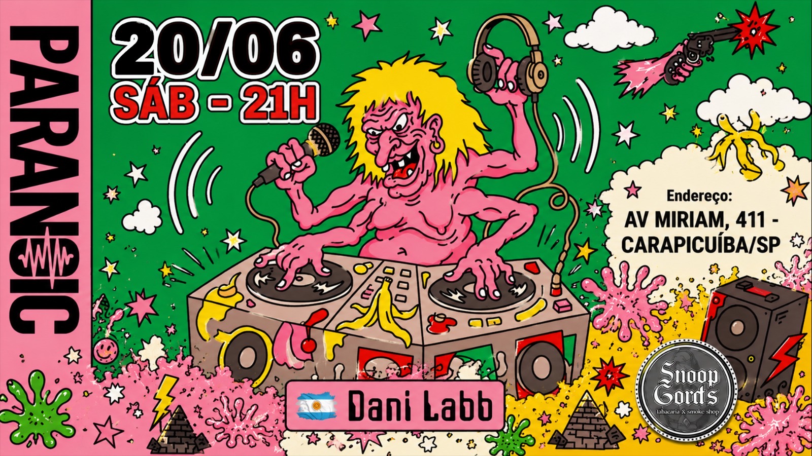 Paranoic 20/06 W/ Dani Labb