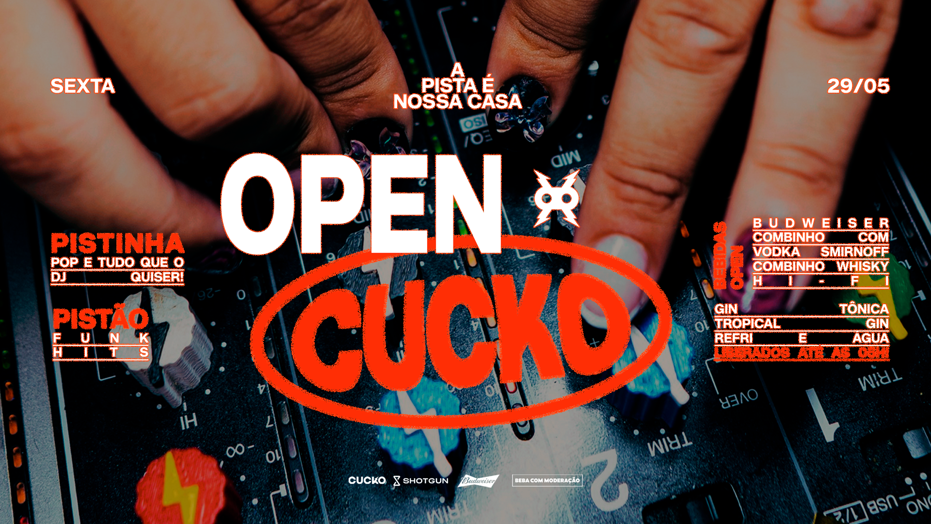 Open Cucko :: Open Bar :: 29.05 @Cucko, Cidade Baixa · Ingressos