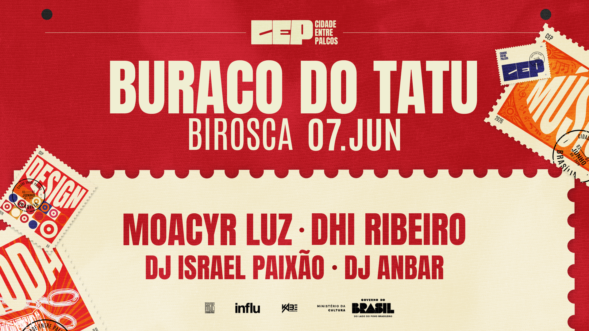 07/06: Buraco Do Tatu Convida Moacyr Luz No Festival Cep