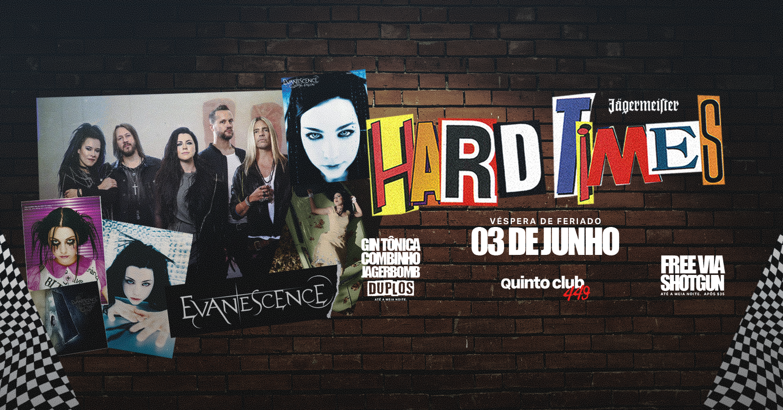 Hard Times (03.06) - Quarta -, Cidade Baixa · Shotgun Tickets