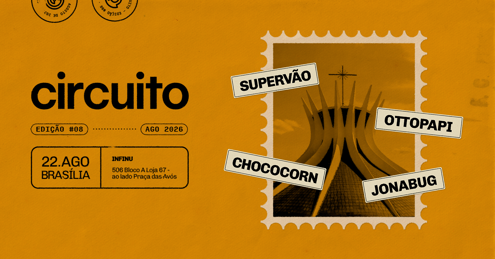 Circuito Em Bsb Com Supervão, Chococorn, Ottopapi E Jonabug