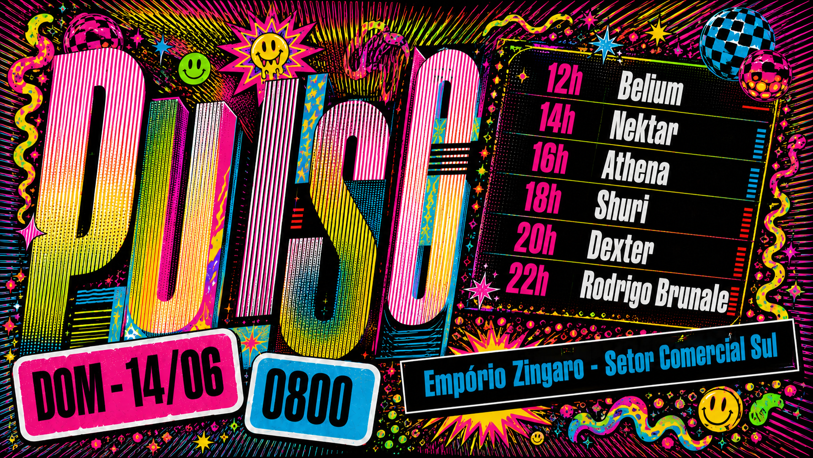 Pulse 14/06, Asa Sul · Ingressos Shotgun