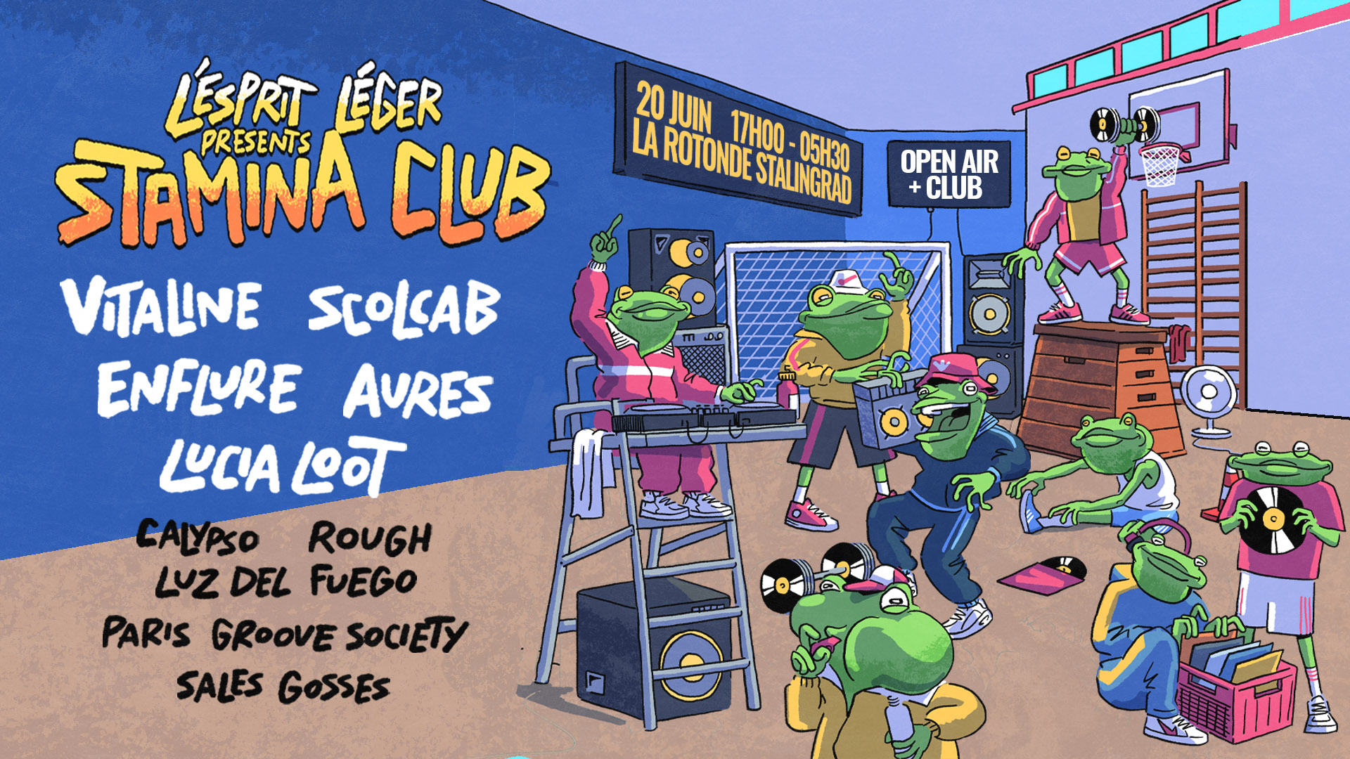 Stamina Club by L&rsquo;Esprit Léger – FREE OPEN AIR + CLUB XXL