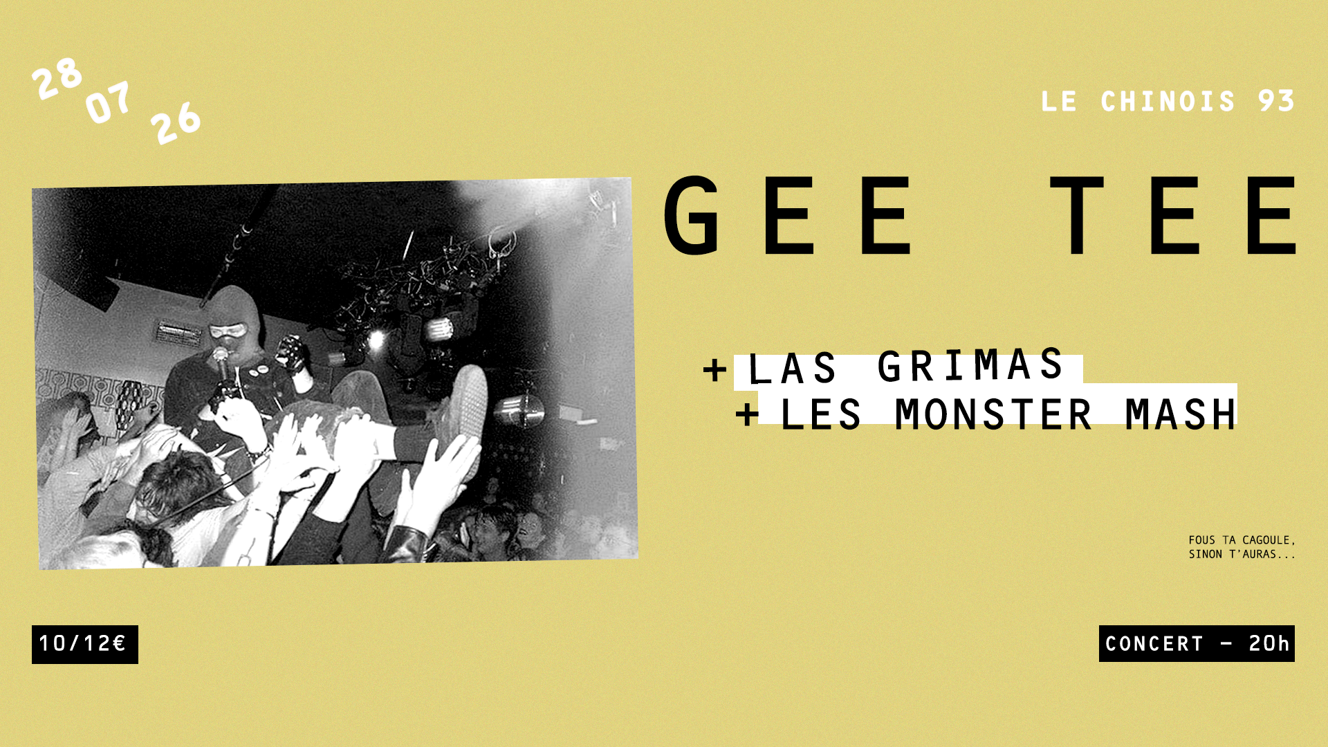 Gee Tee (Au) + Las Grimas + Les Monster Mash