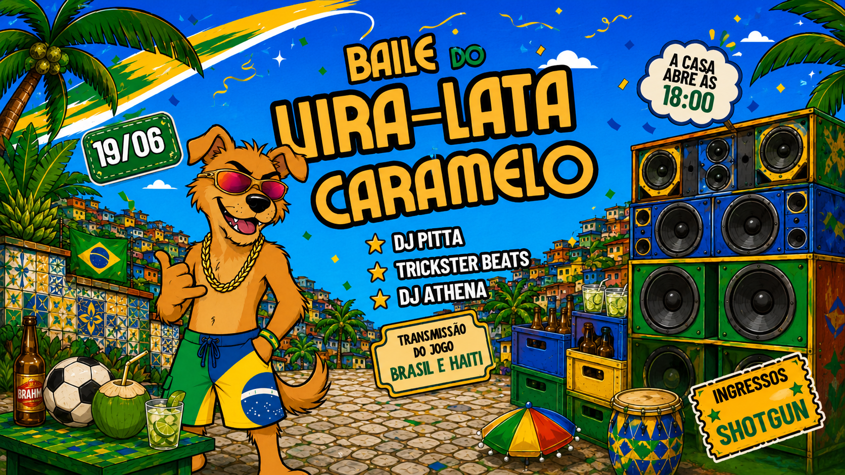 Baile Do Vira-Lata Caramelo (Brasil X Haiti)