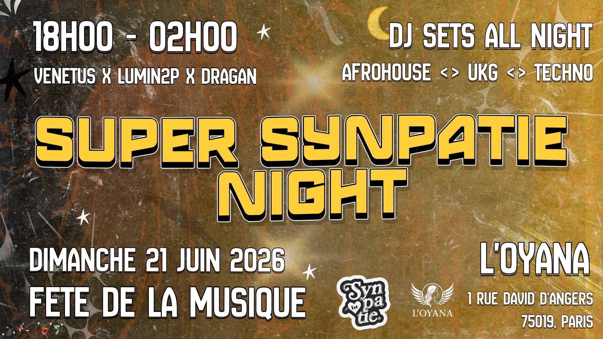Super Synpatie Block Party - Dj Sets : Fête De La Musique, Paris