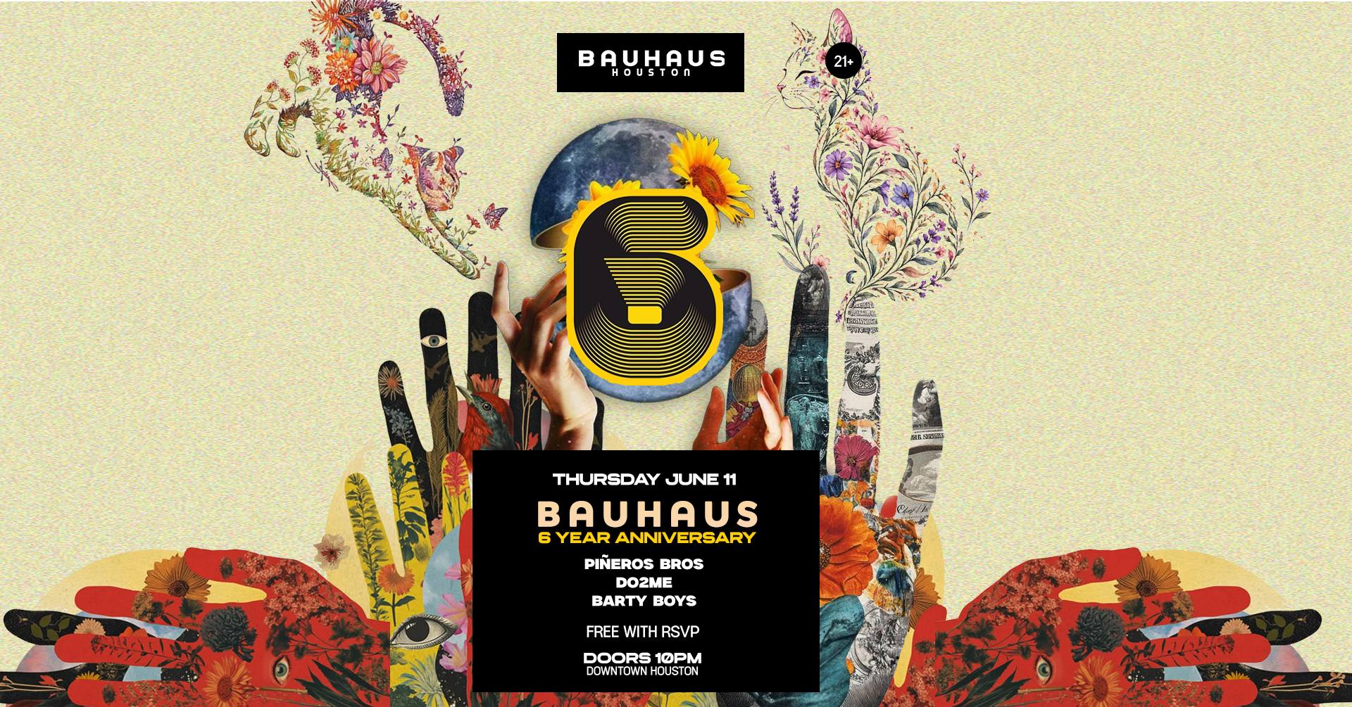 Bauhaus 6 Year Anniversary, Houston · Shotgun Tickets