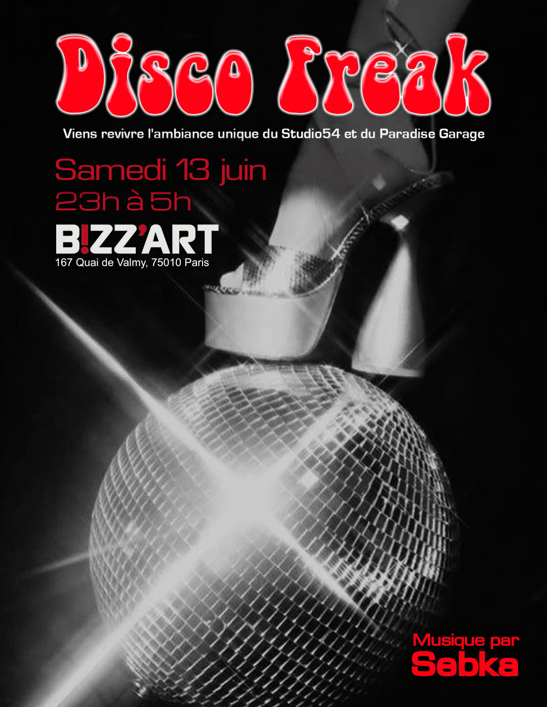 Disco Freak Feat Sebka, Paris · Ingressos Shotgun
