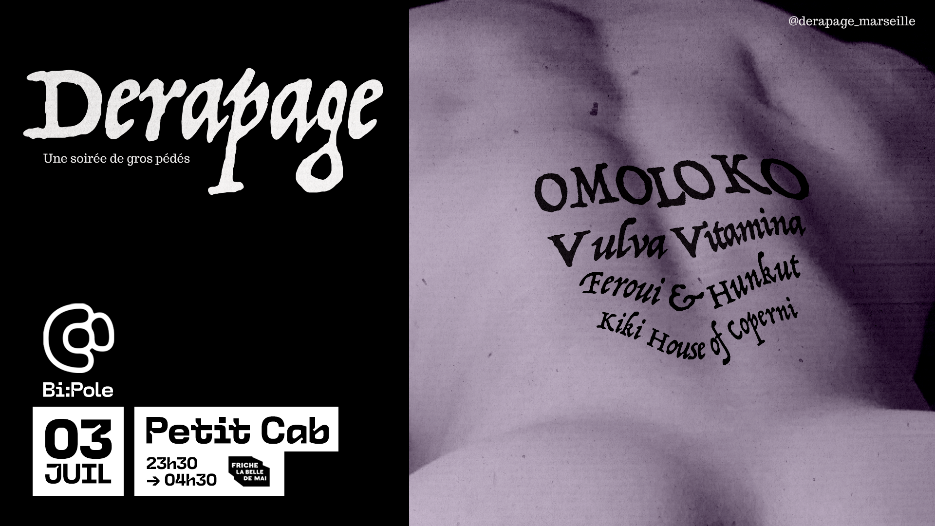 DÉRAPAGE PRIDE @ PETIT CAB
