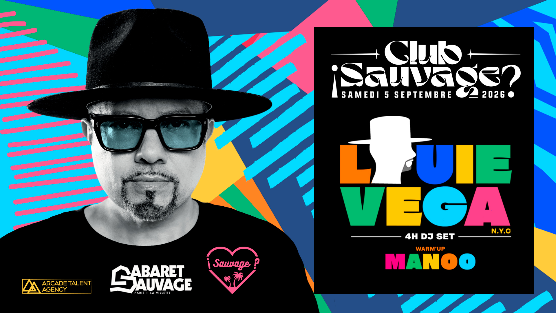 Club Sauvage W/ Louie Vega: Extended Set 4h?, Paris · Shotgun Tickets