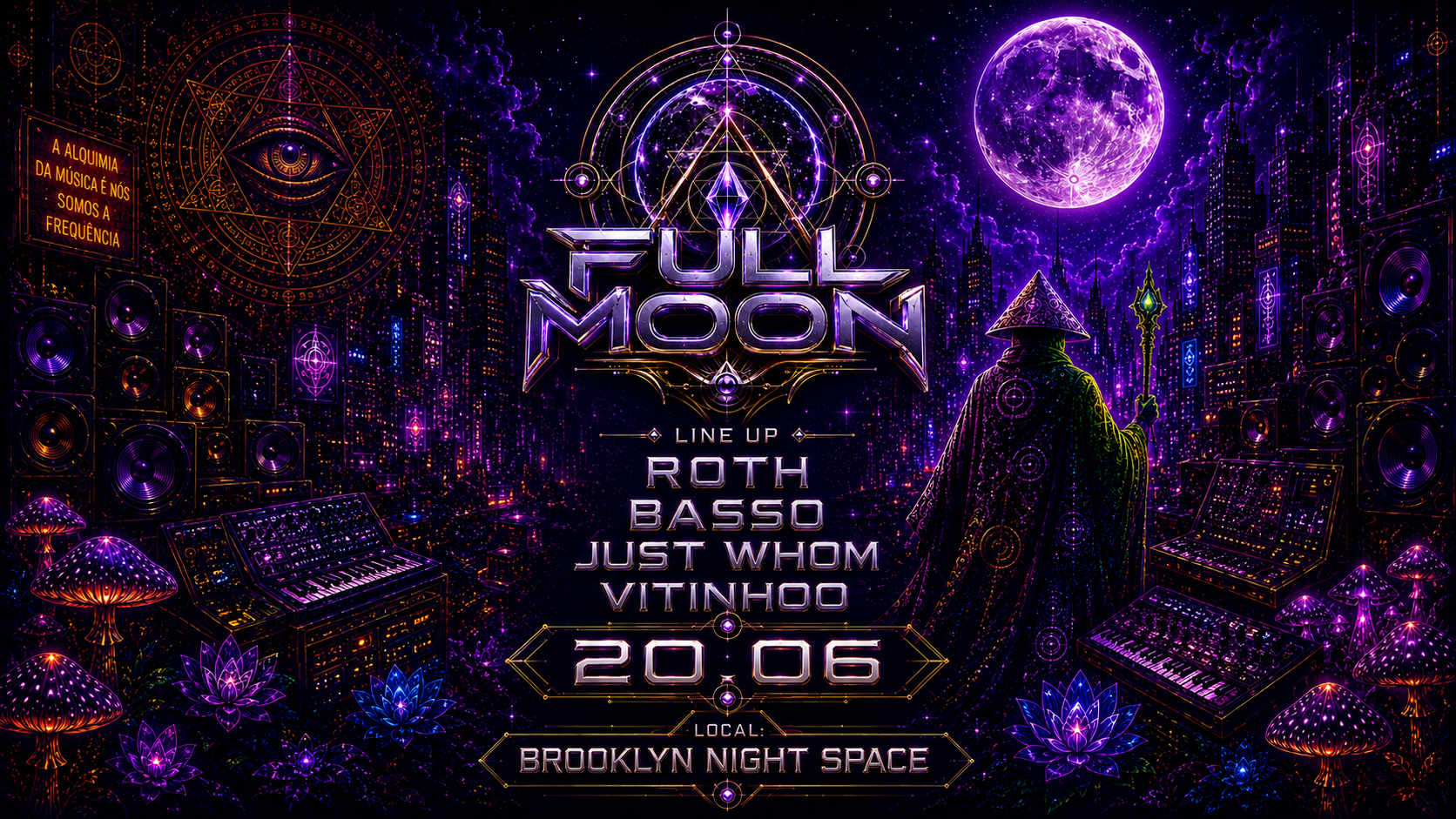 Full Moon No Brooklyn - 20/06, Santa Maria · Ingressos Shotgun