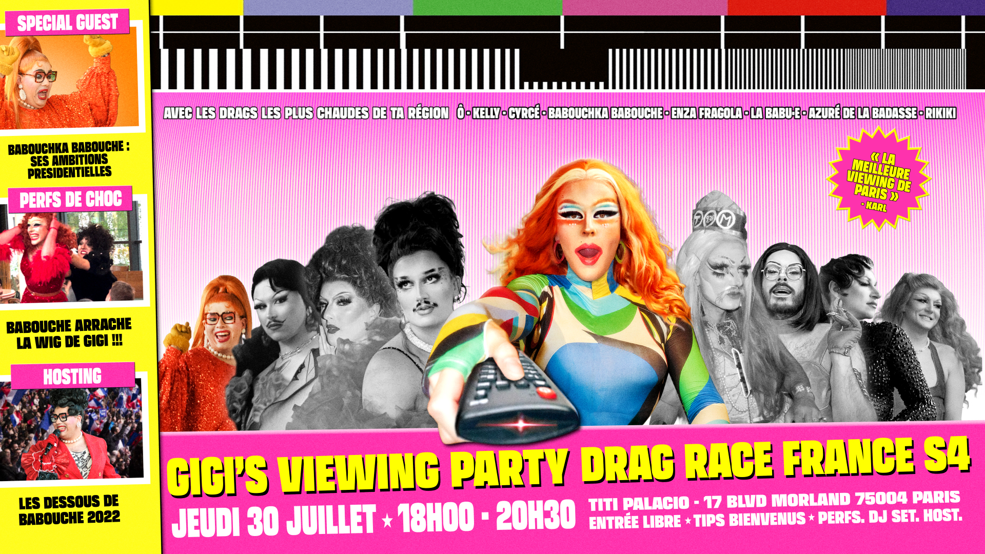 GIGI’S VIEWING PARTY - DRAG RACE FRANCE SAISON 4! - EP04!