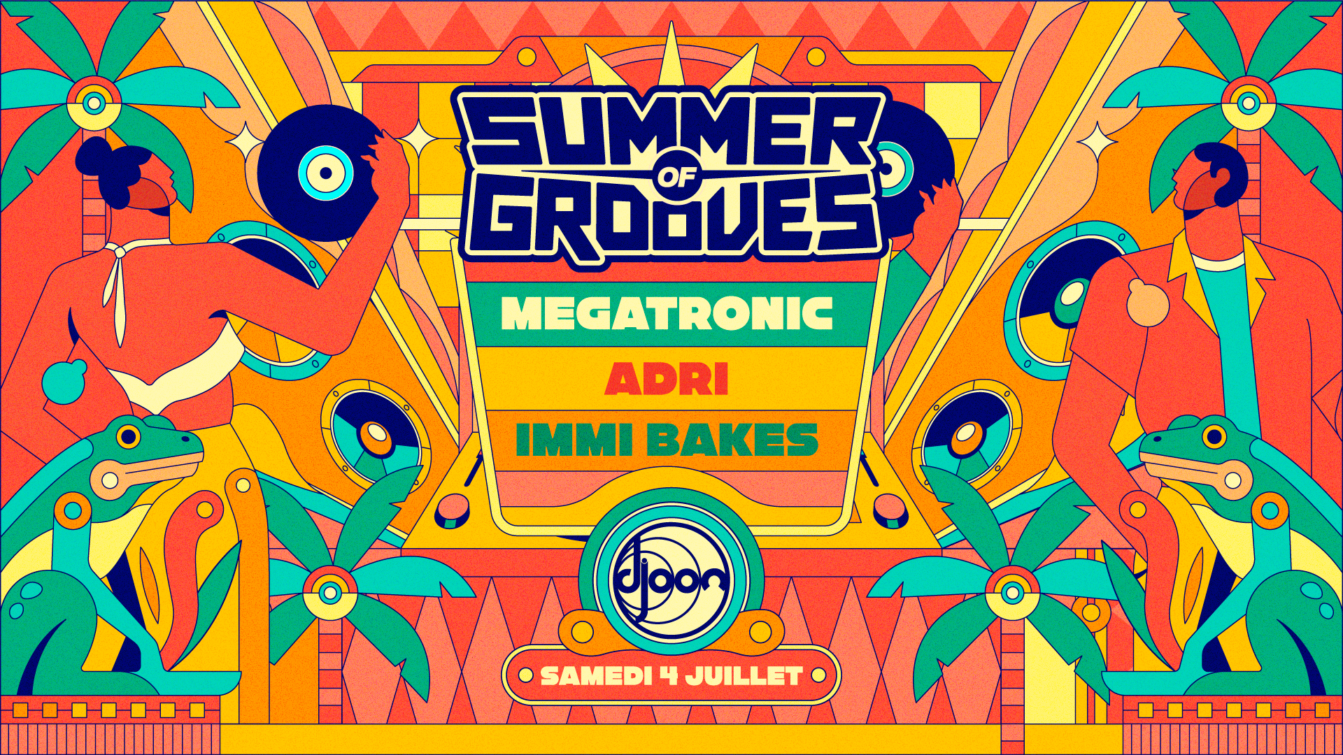 Summer Of Grooves #1 Megatronic / Adri / Immi Bakes, Paris