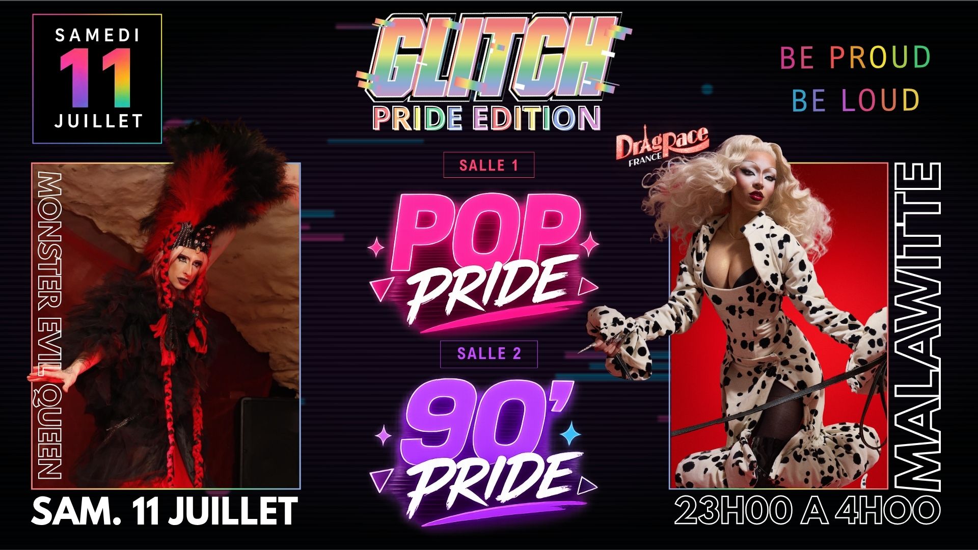 After Pride Glitch avec Malawitte DragRace France Saison 4