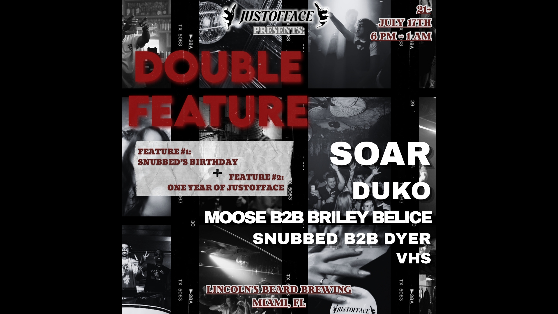 Justofface: Double Feature, Miami · Shotgun Tickets