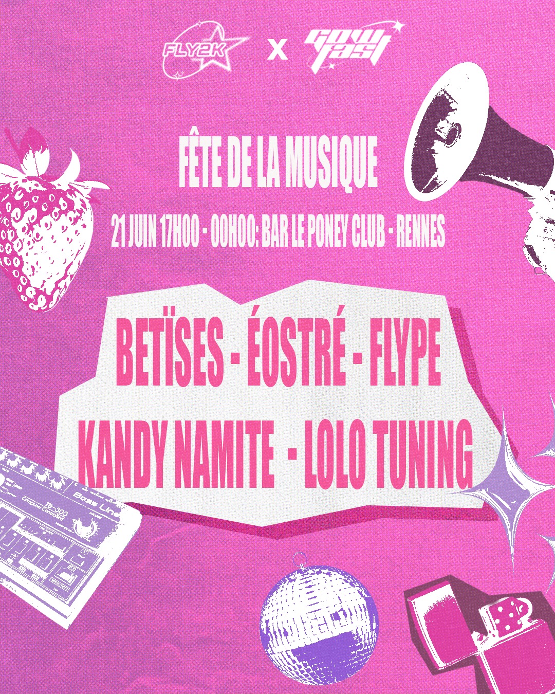 FÊTE DE LA MUSIQUE RENNES - FLY2K x GOW FAST