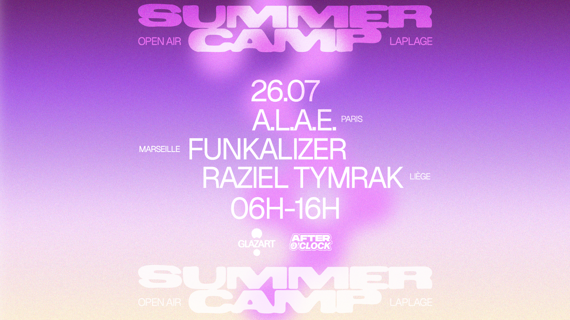After O'clock X La Plage Open Air : Funkalizer & More, Paris
