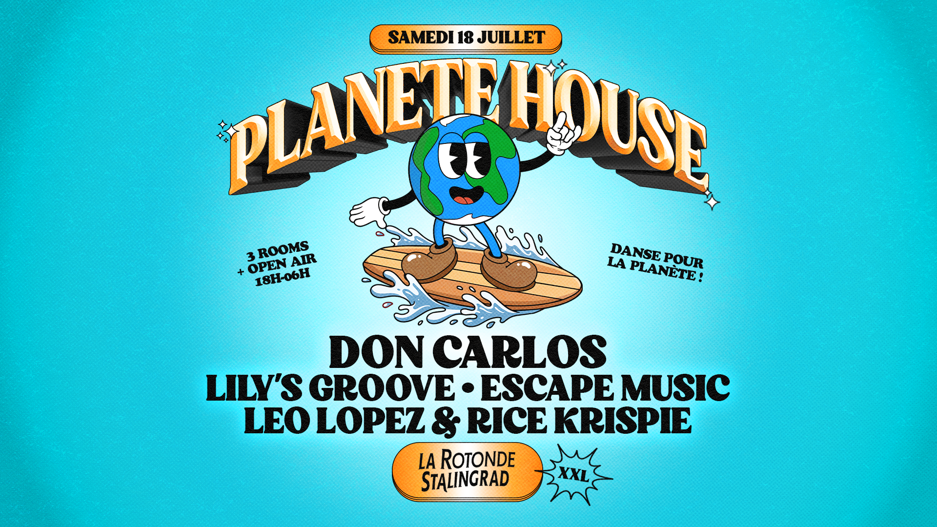 Planète House · Open-Air & Club XXL