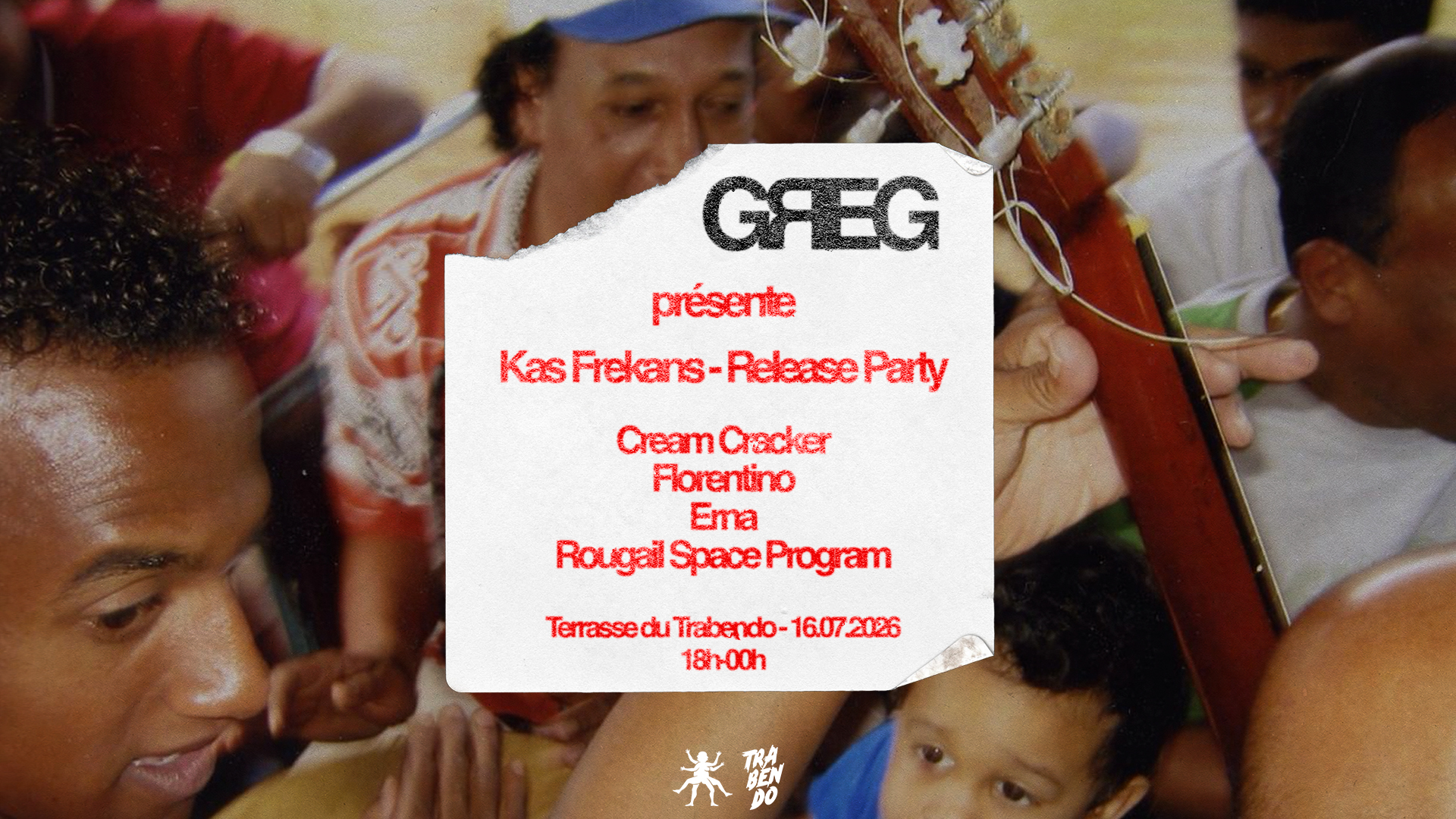 Terrasse - Greg Release Party, Paris · Ingressos Shotgun
