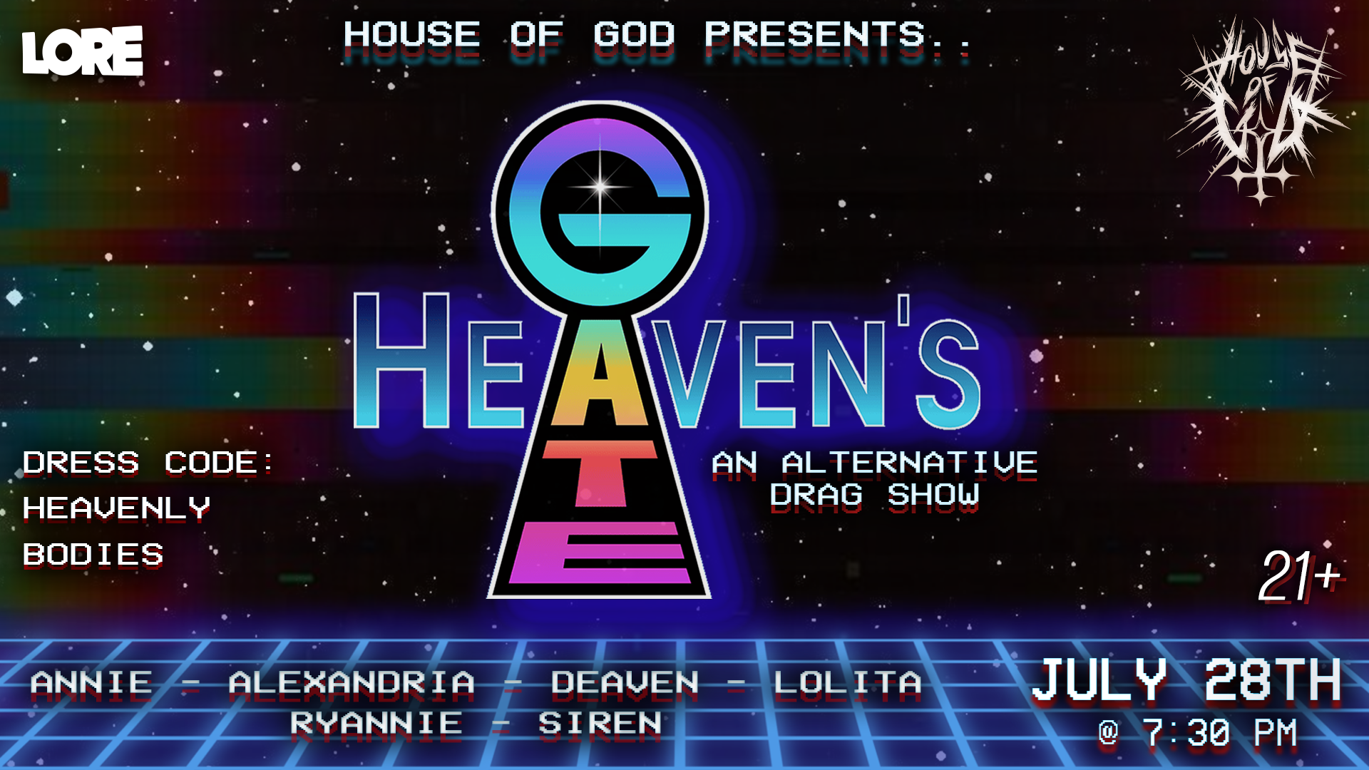 Heaven's Gate: An Alternative Drag Show, Atlanta · Shotgun Tickets
