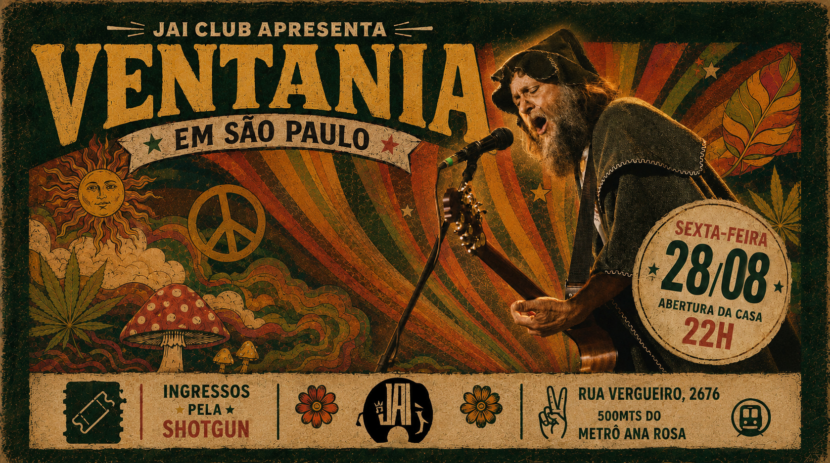 Ventania Na Jai Club - São Paulo, Vila Mariana · Ingressos Shotgun