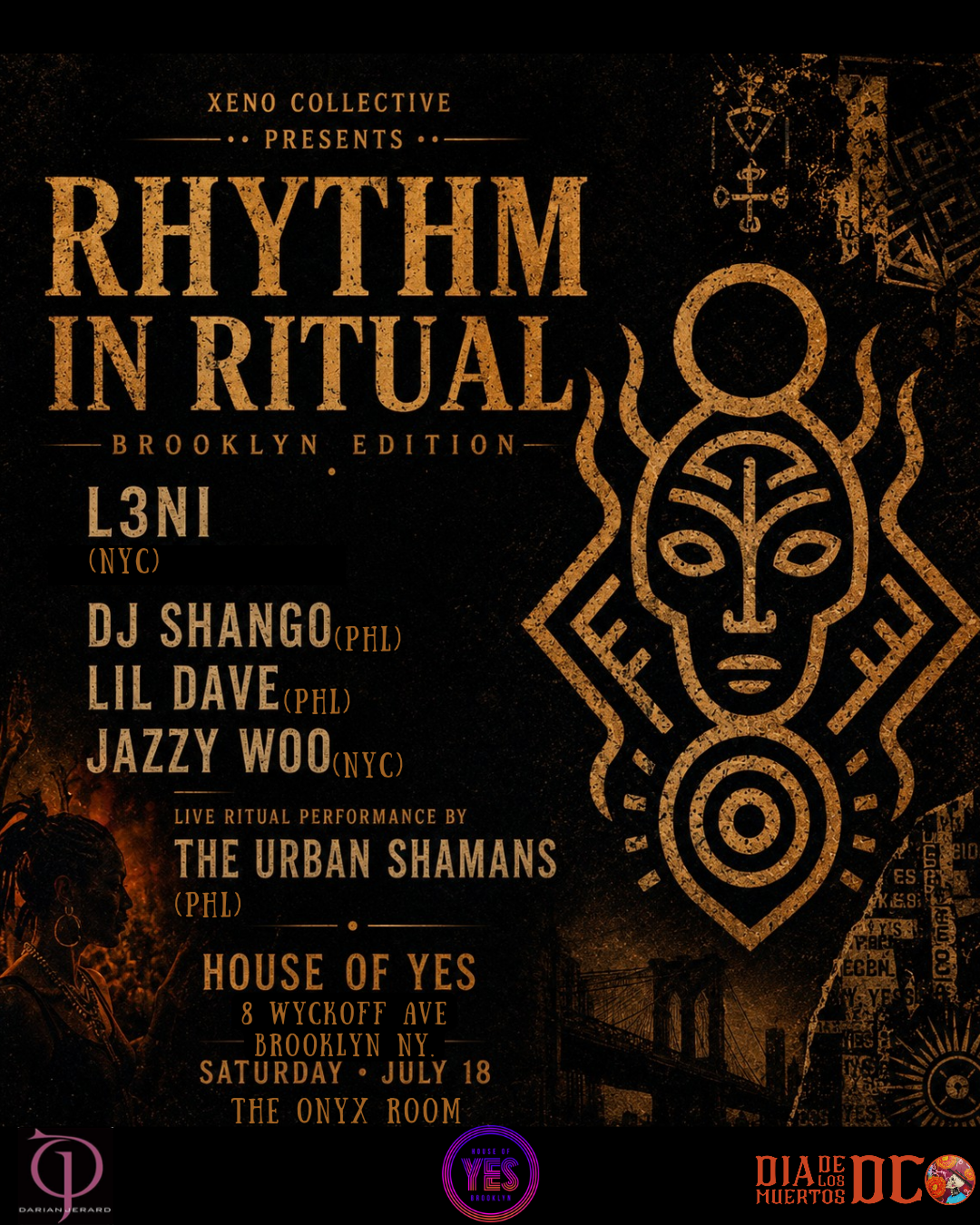 Rhythm In Ritual: L3ni, Dj Shango, Lil Dave, Jazzy Woo