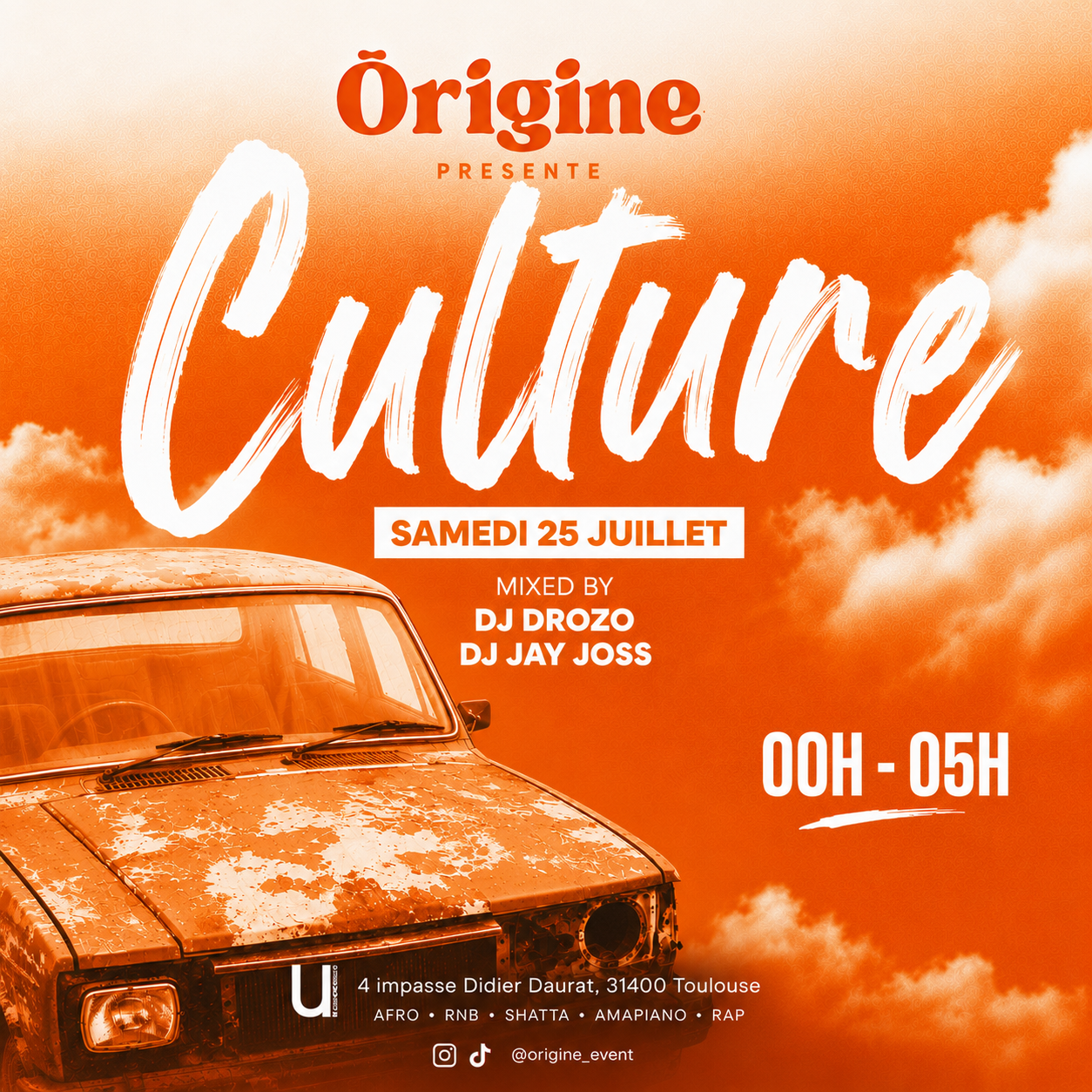 Origine Culture, Toulouse · Ingressos Shotgun