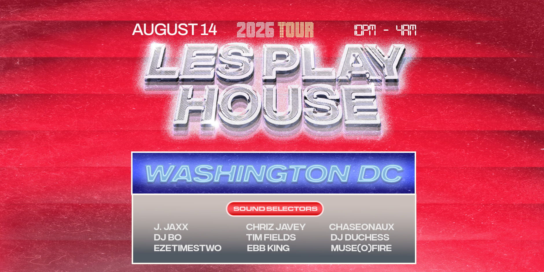 Les Play House Tour, Washington · Shotgun Tickets